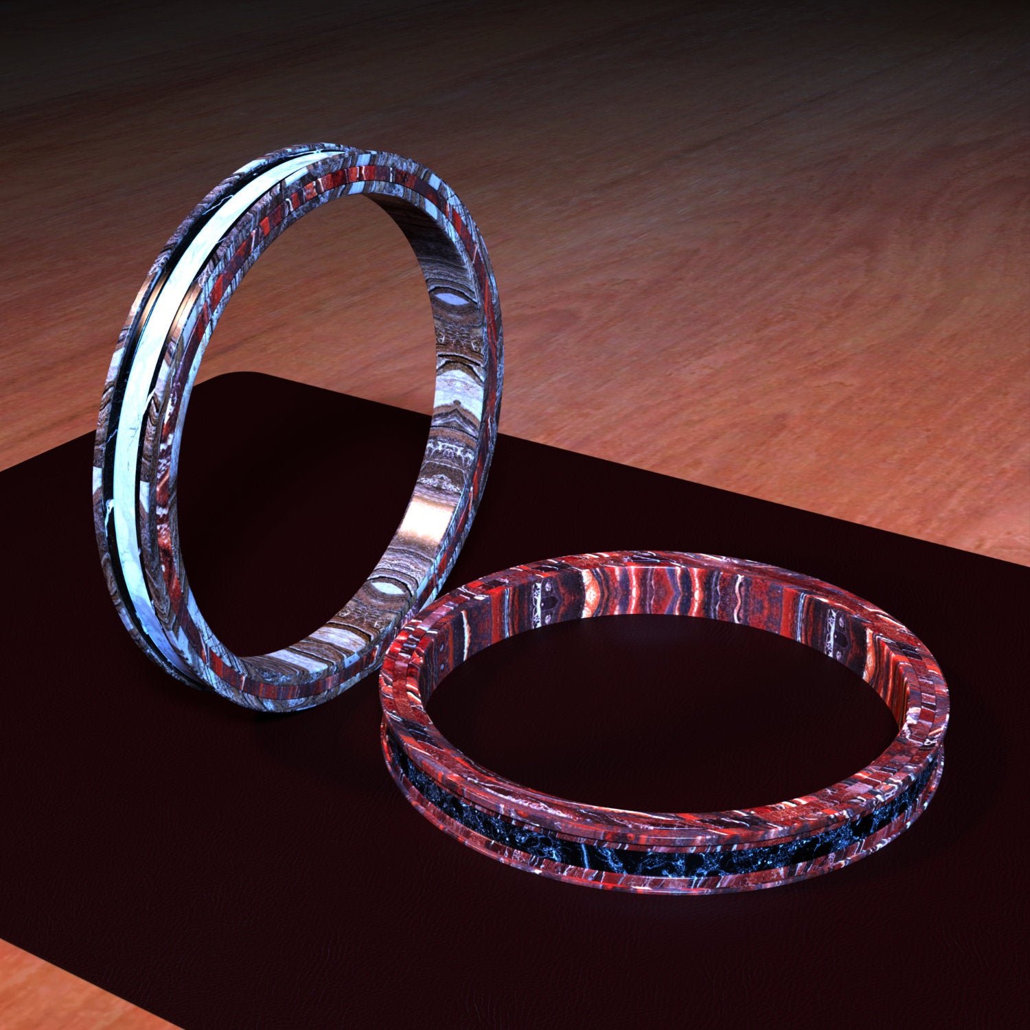 AP Blood and Bone Totem Bangles for Genesis 8 and 9 Female Characters