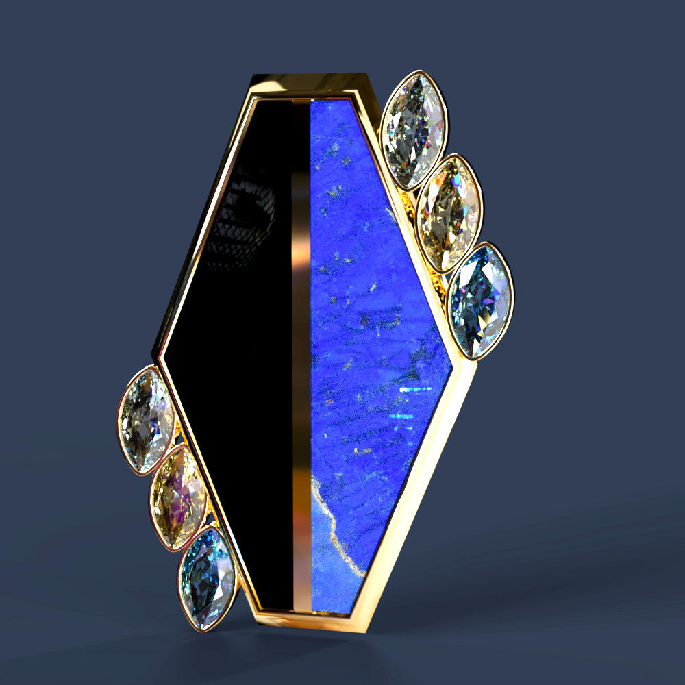 AP Lapis Eclipse Stud Earrings for Genesis 8 and 9 Female Characters