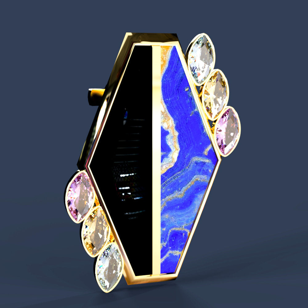 AP Lapis Eclipse Stud Earrings for Genesis 8 and 9 Female Characters