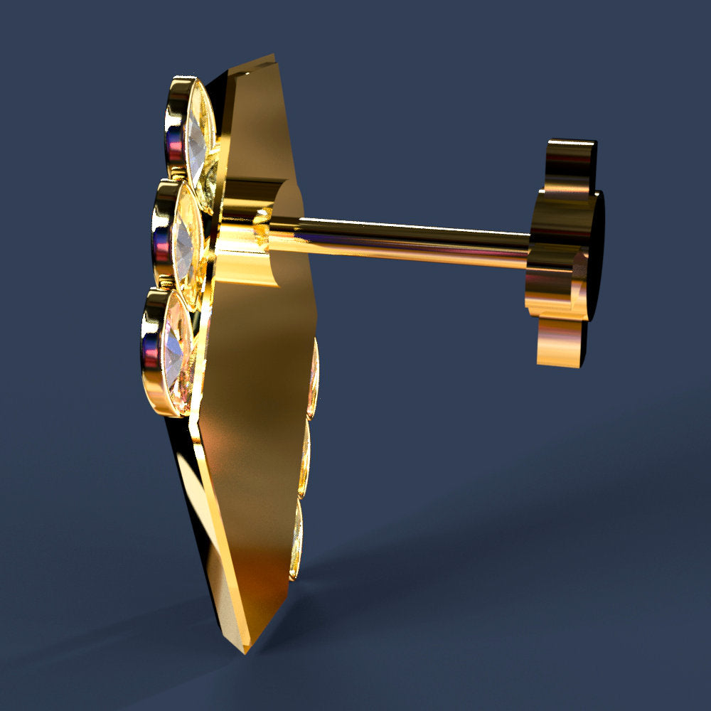 AP Lapis Eclipse Stud Earrings for Genesis 8 and 9 Female Characters
