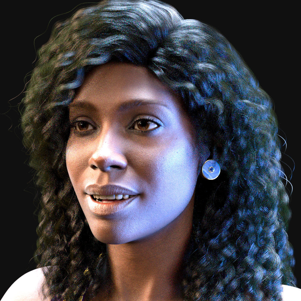 AP Moonlit Tide Stud Earrings for Genesis 8 and 9 Female Characters