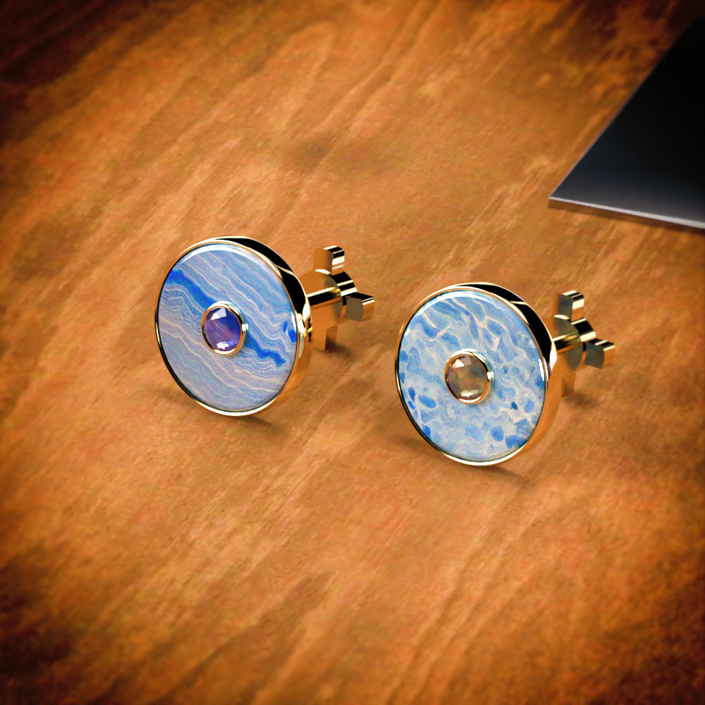 AP Moonlit Tide Stud Earrings for Genesis 8 and 9 Female Characters