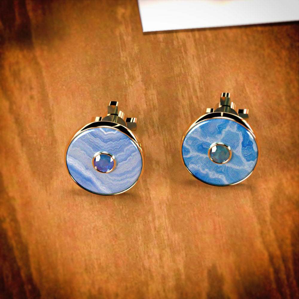 AP Moonlit Tide Stud Earrings for Genesis 8 and 9 Female Characters