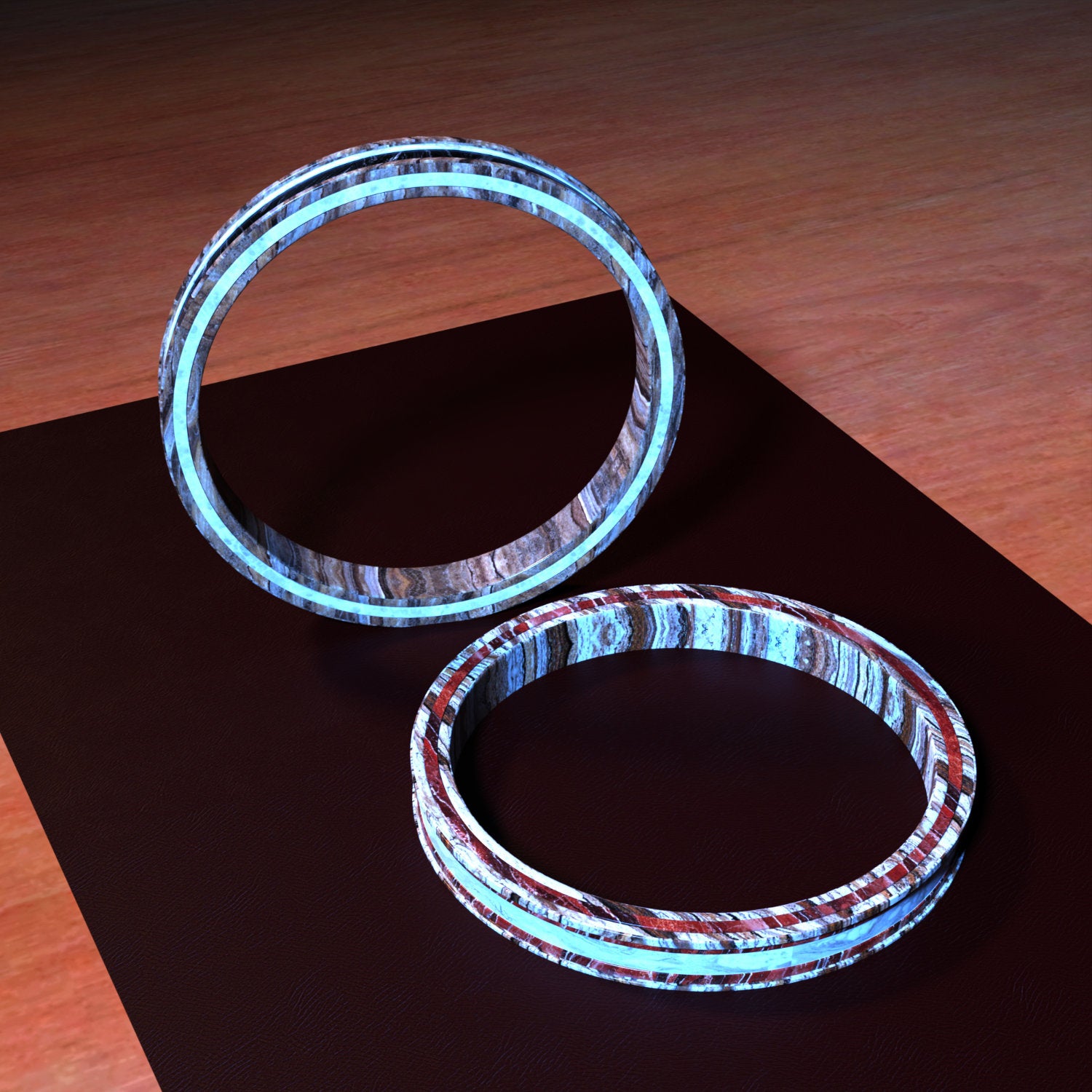 AP Blood and Bone Totem Bangles for Genesis 8 and 9 Female Characters